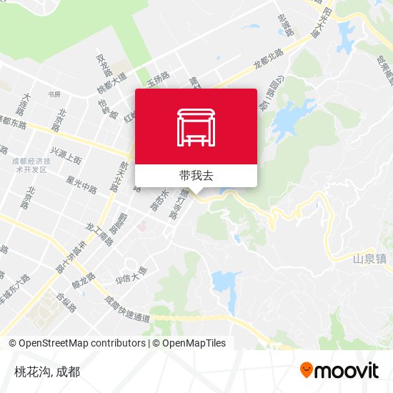 桃花沟地图