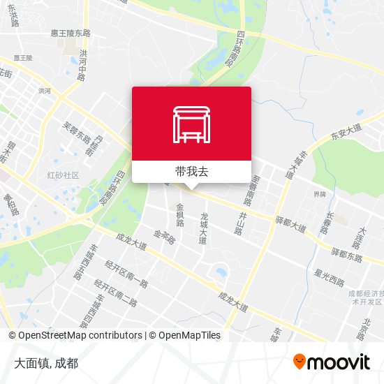 大面镇地图