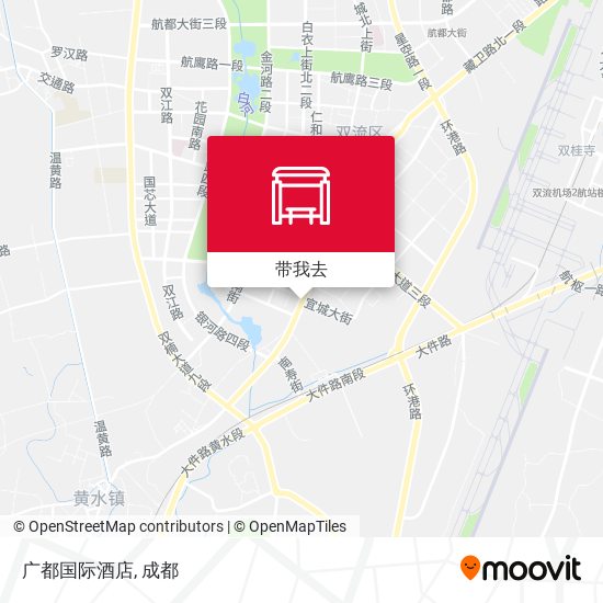 广都国际酒店地图