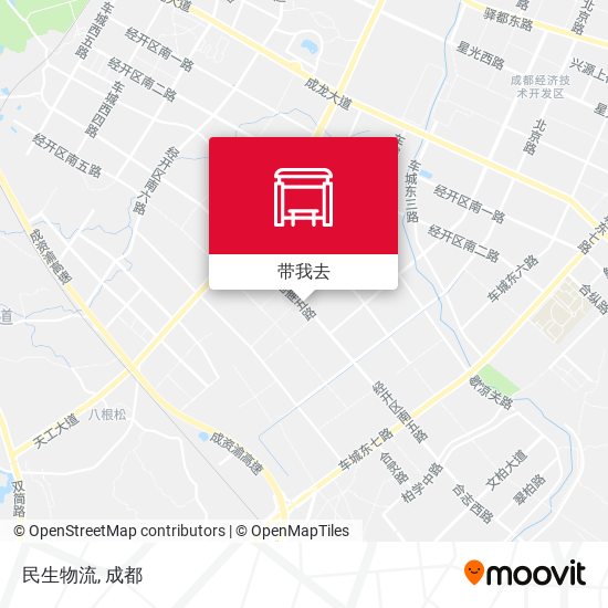 民生物流地图