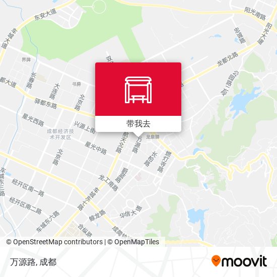 万源路地图