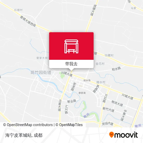 海宁皮革城站地图