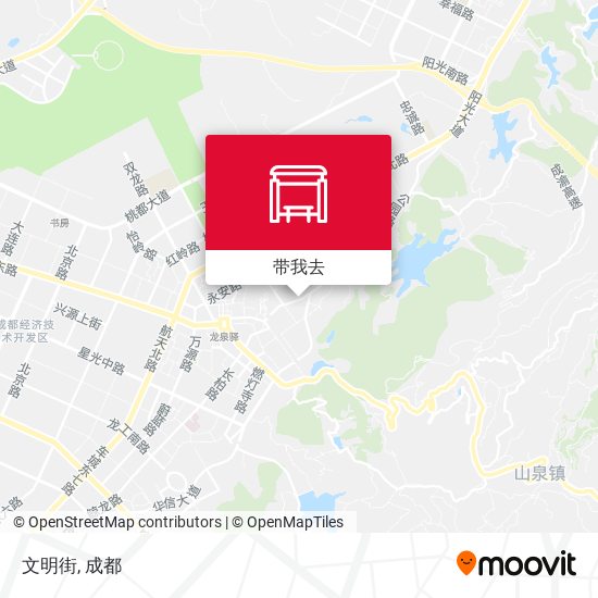 文明街地图