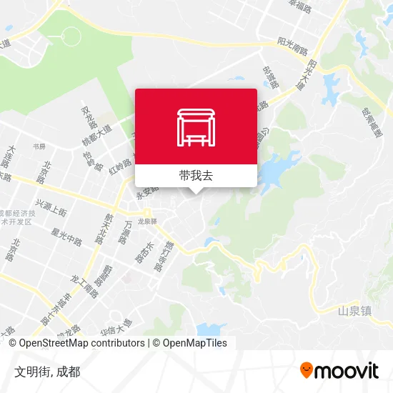 文明街地图