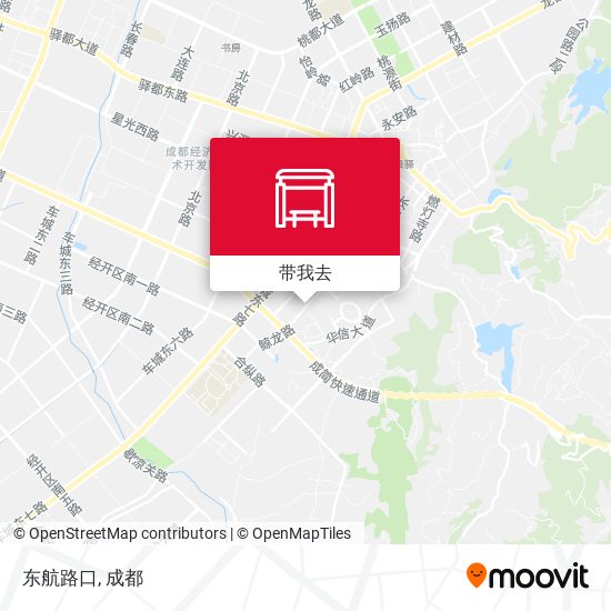东航路口地图