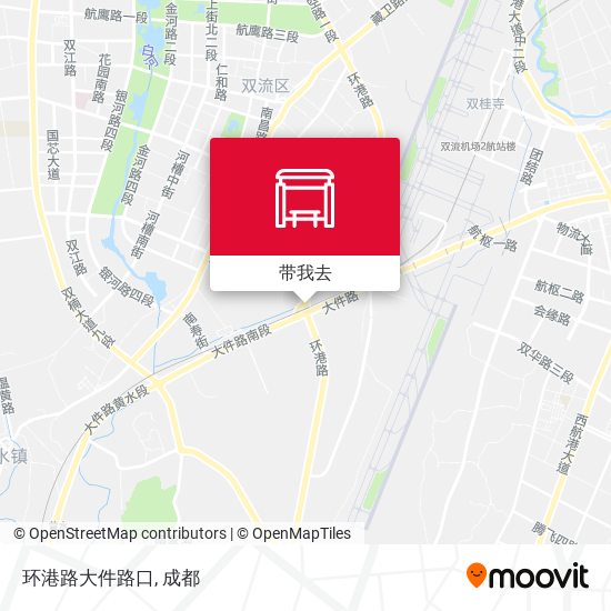 环港路大件路口地图