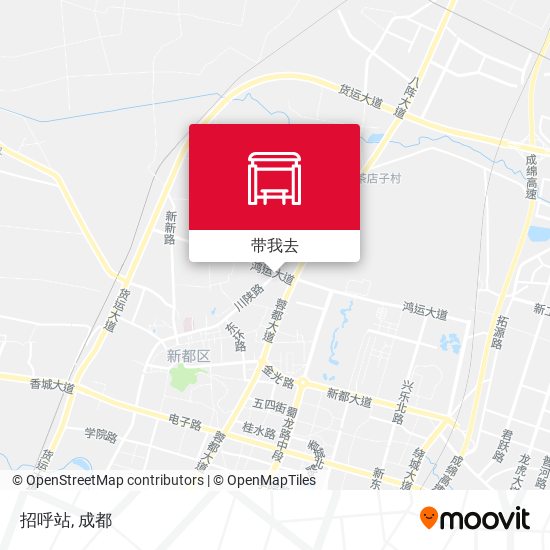 招呼站地图