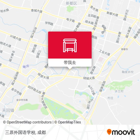 三原外国语学校地图