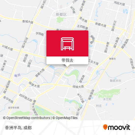 香洲半岛地图