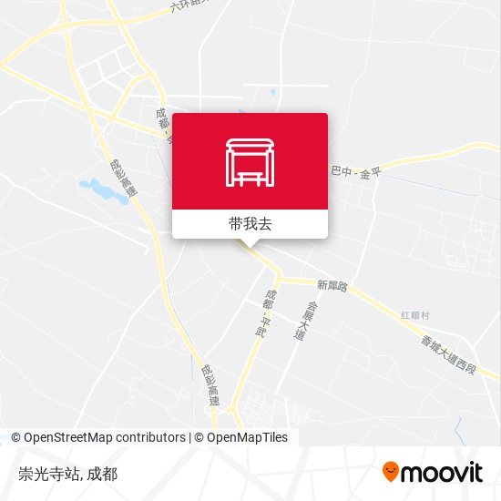 崇光寺站地图