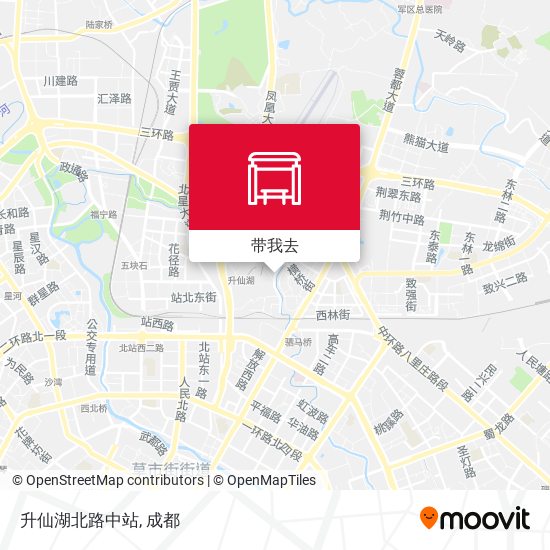 升仙湖北路中站地图