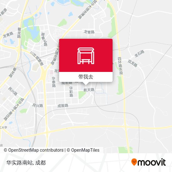 华实路南站地图