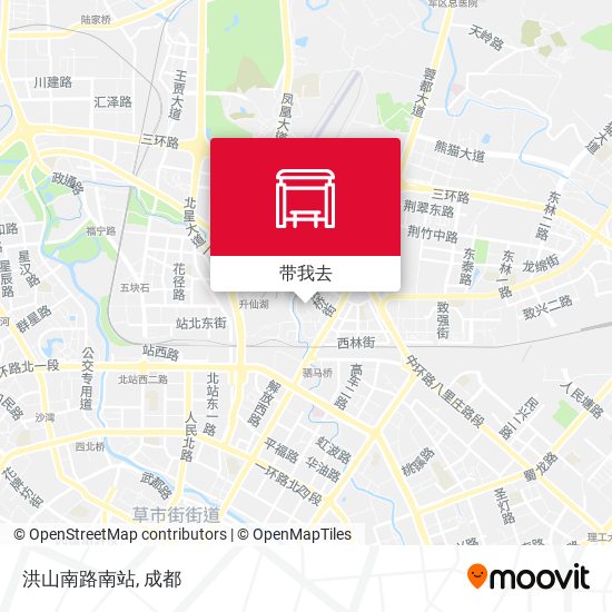 洪山南路南站地图