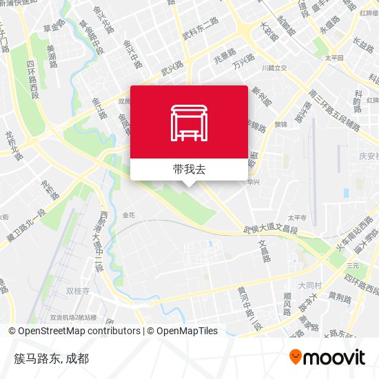 簇马路东地图