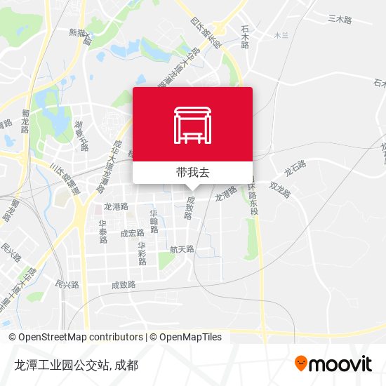 龙潭工业园公交站地图