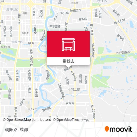 朝阳路地图