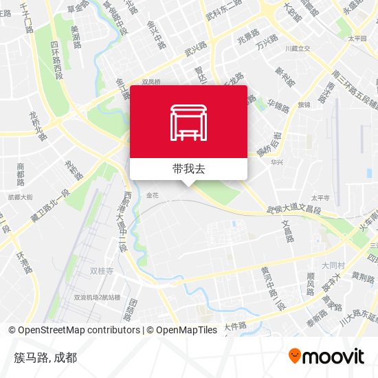 簇马路地图