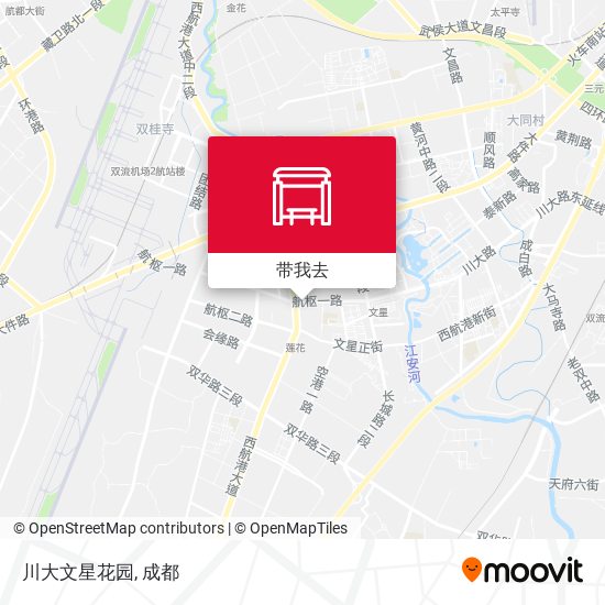 川大文星花园地图