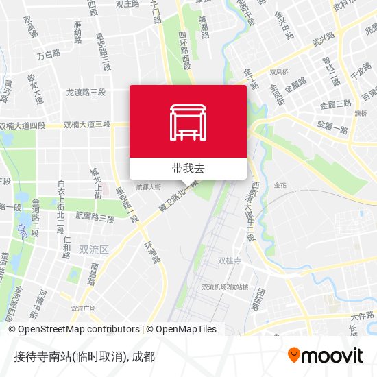 接待寺南站(临时取消)地图