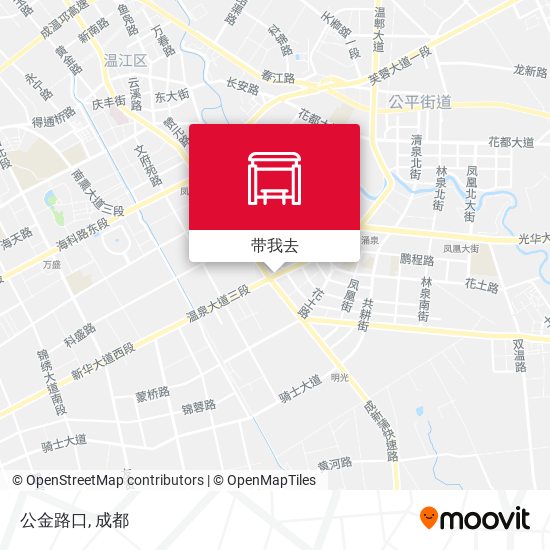 公金路口地图
