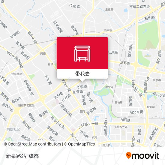 新泉路站地图