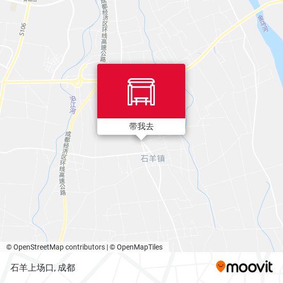 石羊上场口地图