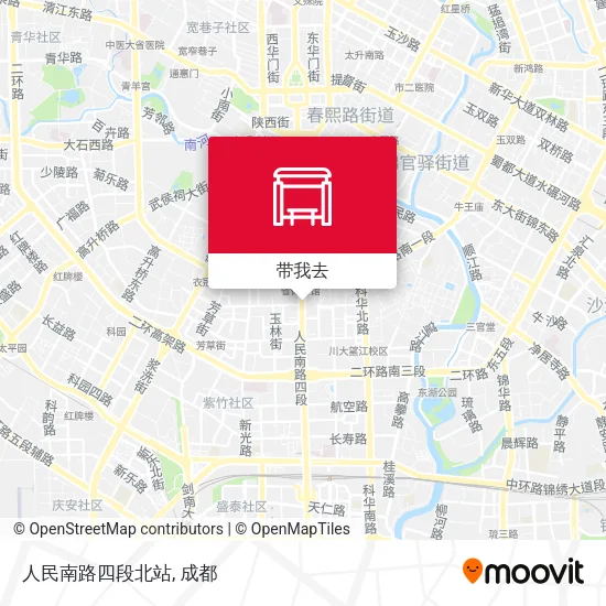 人民南路四段北站地图
