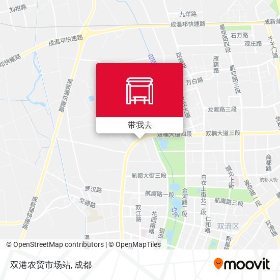 双港农贸市场站地图