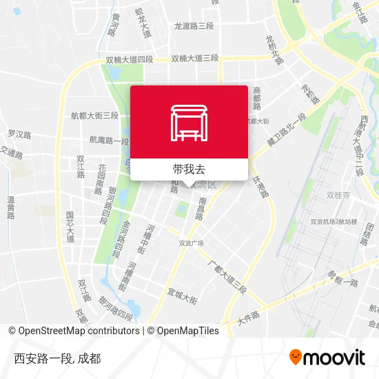 西安路一段地图