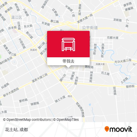 花土站地图