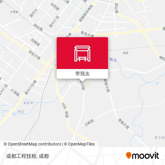 成都工程技校地图