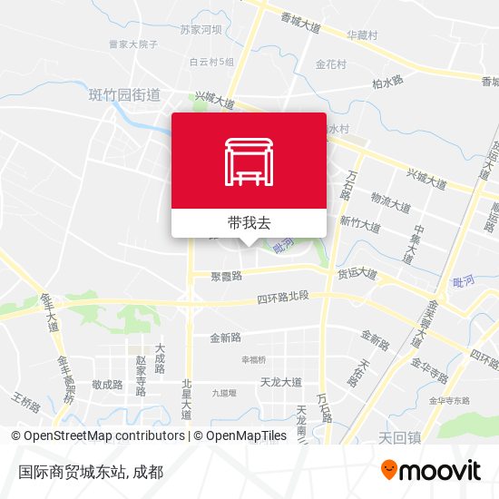 国际商贸城东站地图