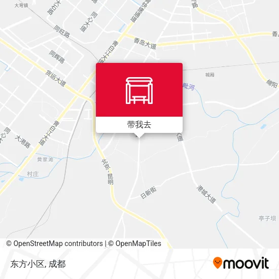东方小区地图
