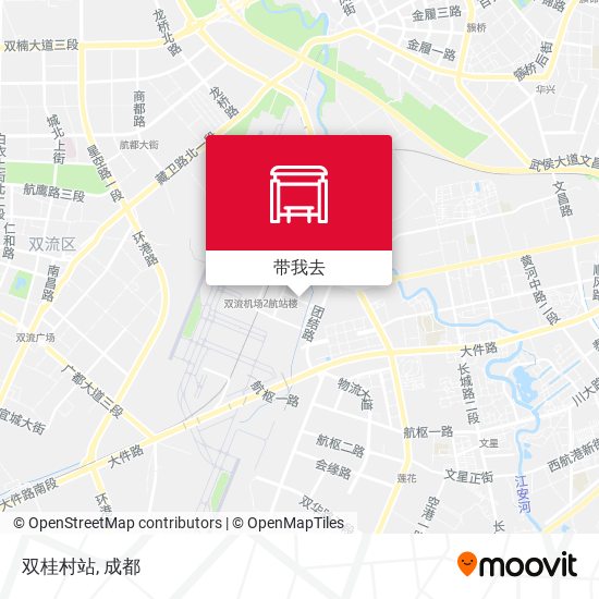 双桂村站地图