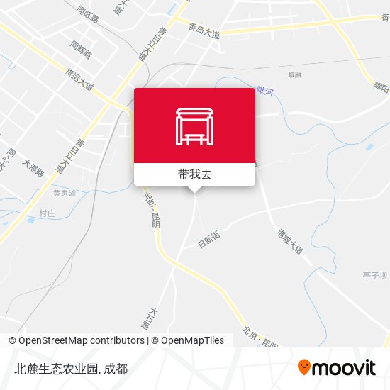 北麓生态农业园地图