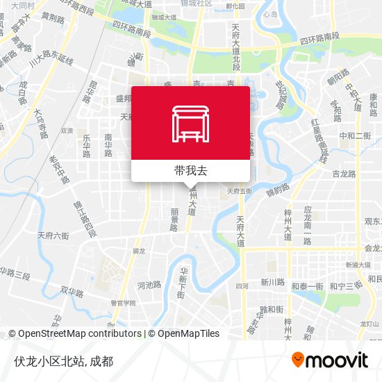 伏龙小区北站地图