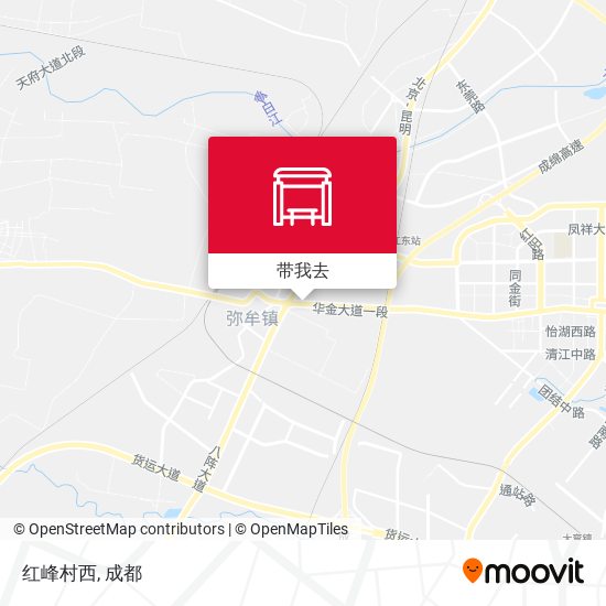红峰村西地图
