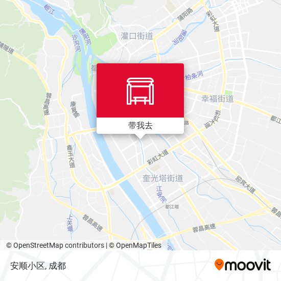 安顺小区地图