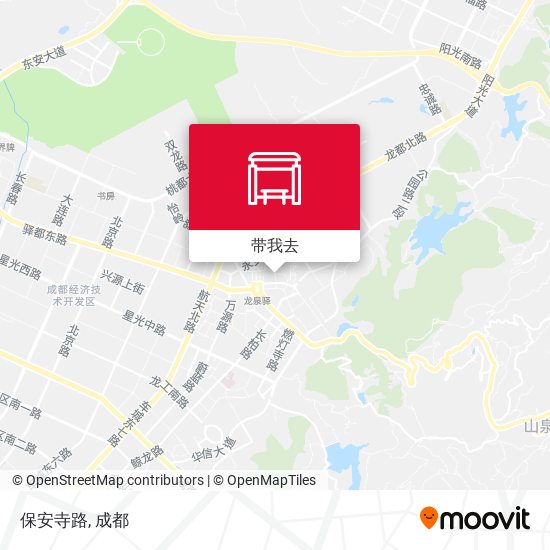 保安寺路地图