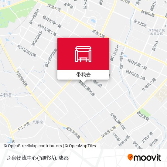 龙泉物流中心(招呼站)地图