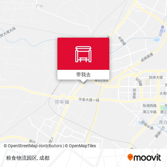 粮食物流园区地图
