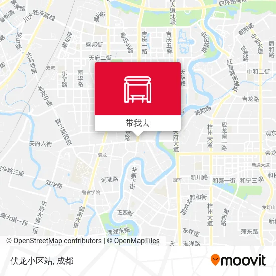 伏龙小区站地图