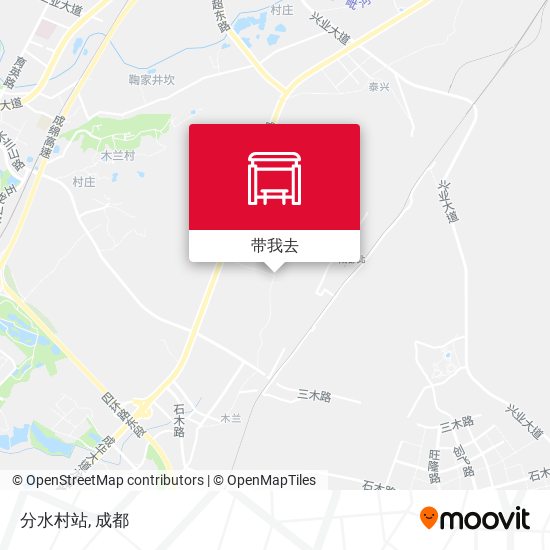分水村站地图