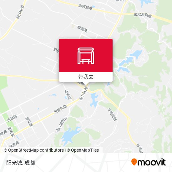 阳光城地图