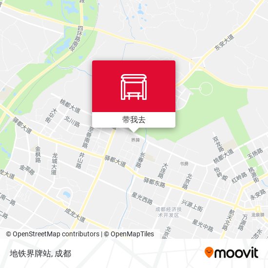 地铁界牌站地图