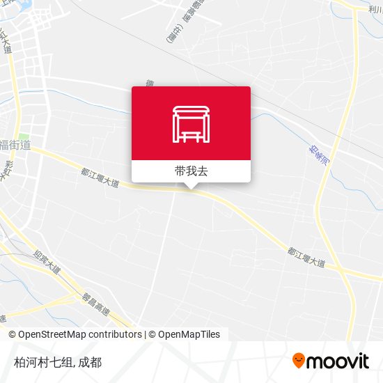 柏河村七组地图
