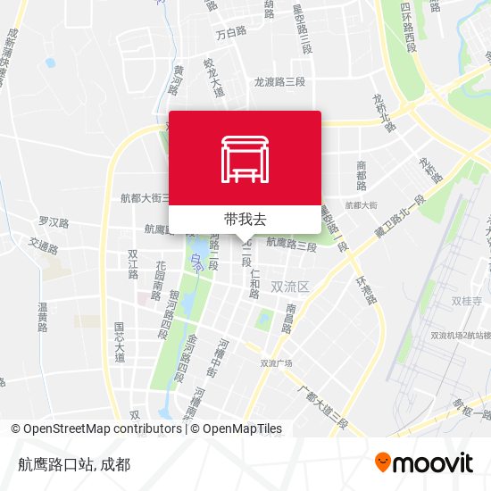 航鹰路口站地图