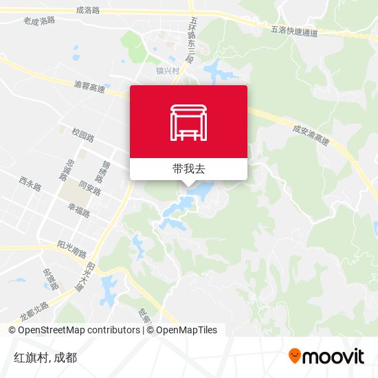 红旗村地图