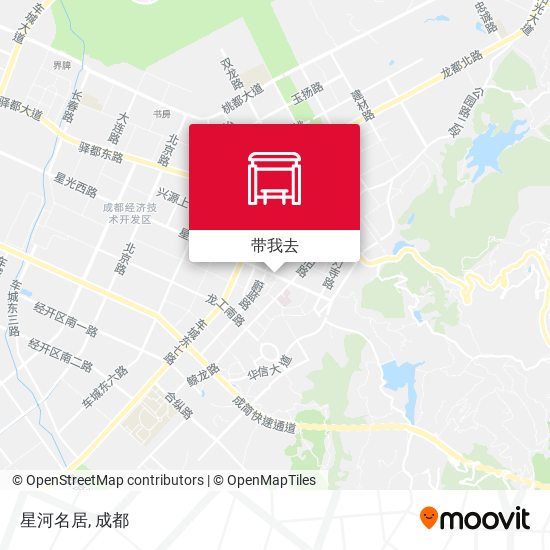 星河名居地图