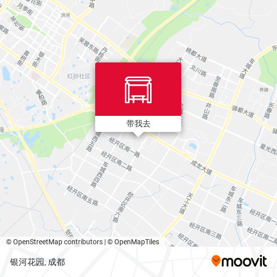 银河花园地图